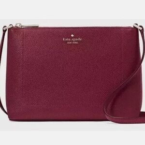 Kate Spade Crossbody purse , “blackberry “ burgendy